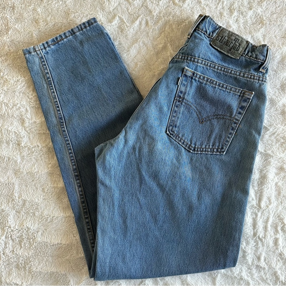 Levi’s Vintage Silver Tab Loose Fit Size 13/14 Long Made in USA 100% Cotton